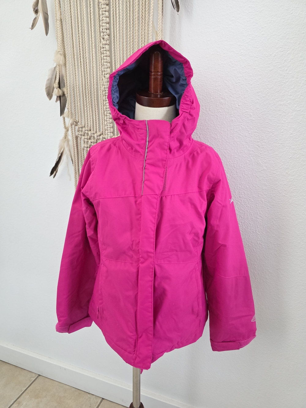 Kids Pink Columbia Jacket Xs 6/7